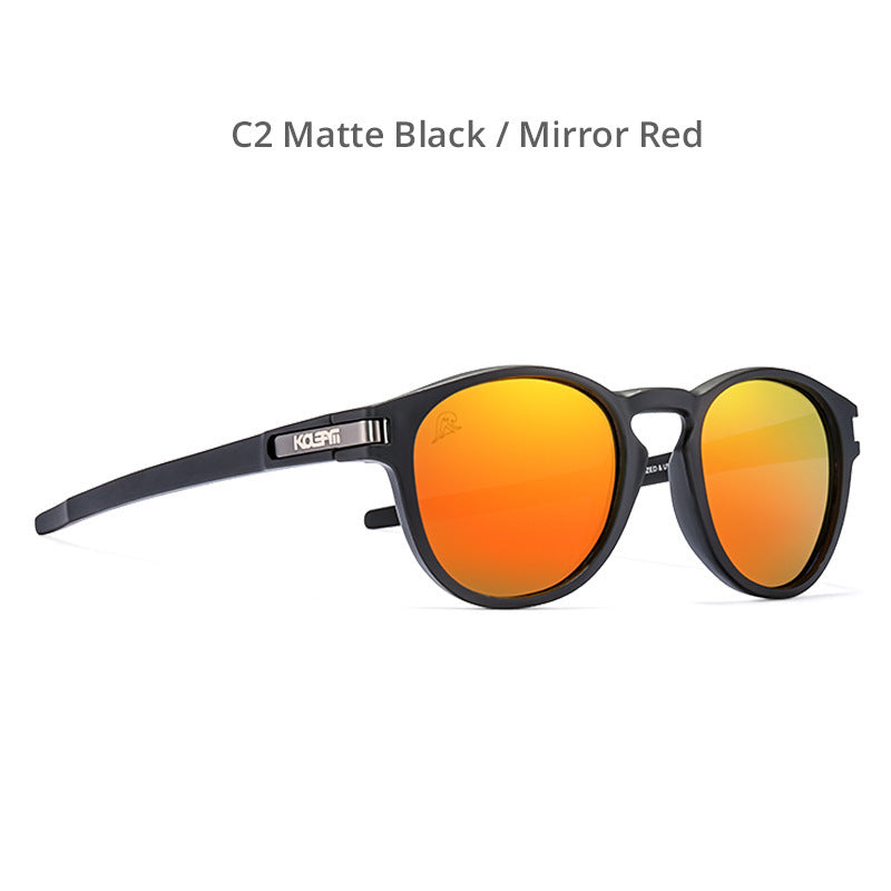 TR90 Sunglasses Polarized Round Leopard Print Casual Package Another Order C2 GlamzKart