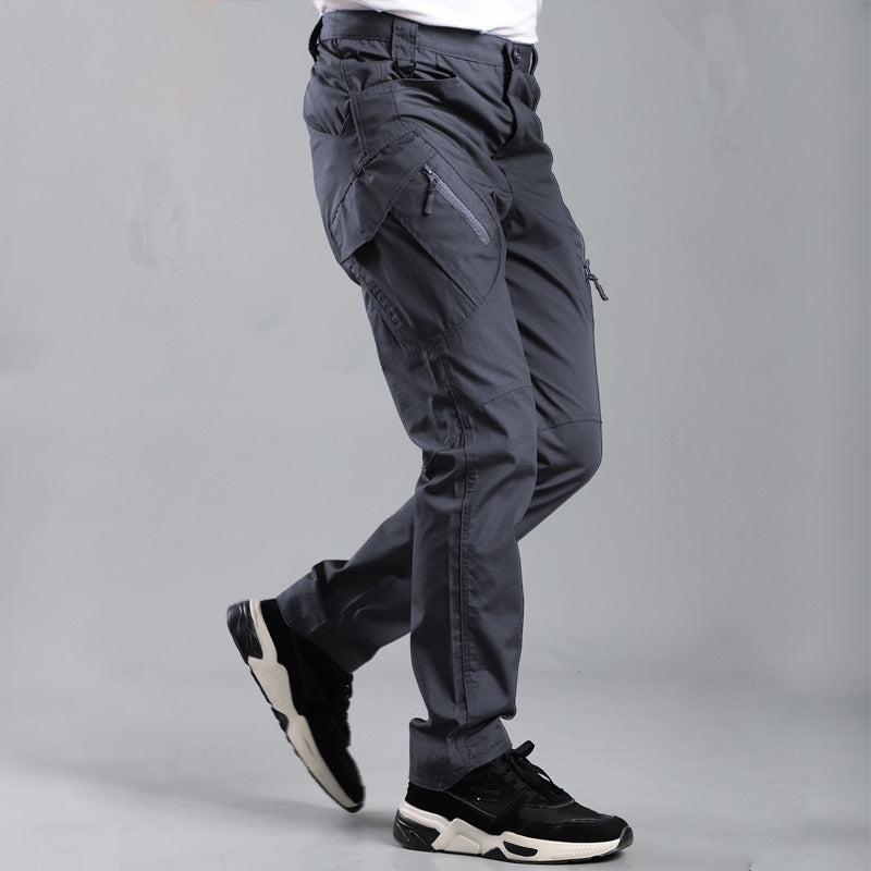 Loose Multi-pocket Pants Overalls Multi-pocket Outdoor Military Fans GlamzKart