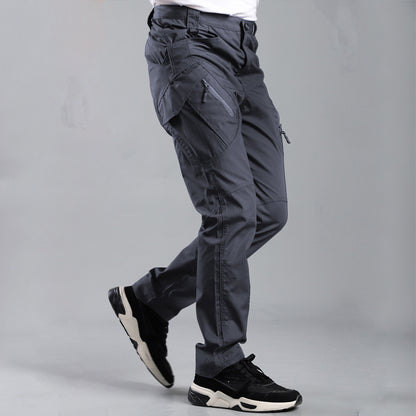 Loose Multi-pocket Pants Overalls Multi-pocket Outdoor Military Fans GlamzKart