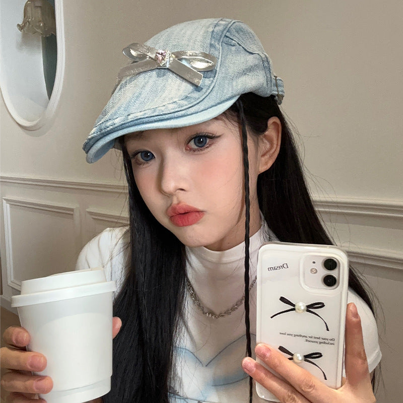 Original Diy Bow Advance Hats Female Summer GlamzKart