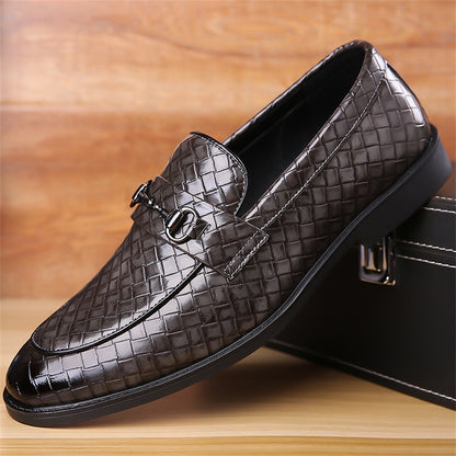 Simple Light Soft Bottom Men's Thin Shoes Gray GlamzKart