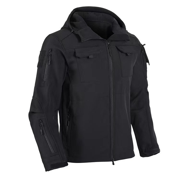 Soft Shell Beetle Top Fleece-lined Windproof Waterproof Jacket GlamzKart