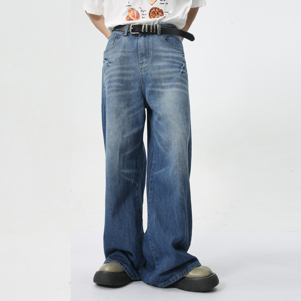 Men's Summer New Loose Straight Jeans GlamzKart