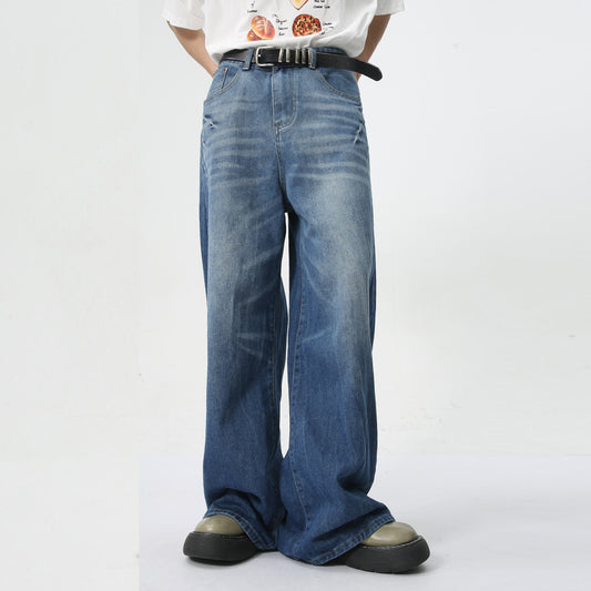 Men's Summer New Loose Straight Jeans GlamzKart