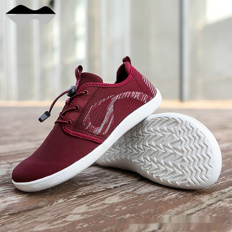 Men's Soft Bottom Plus Size Wide Toe Shoes GlamzKart
