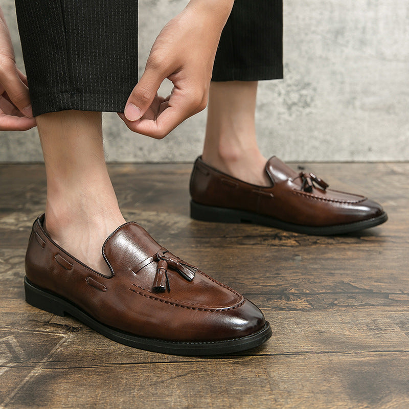 Tassel Slip-on Shoes Young Men GlamzKart