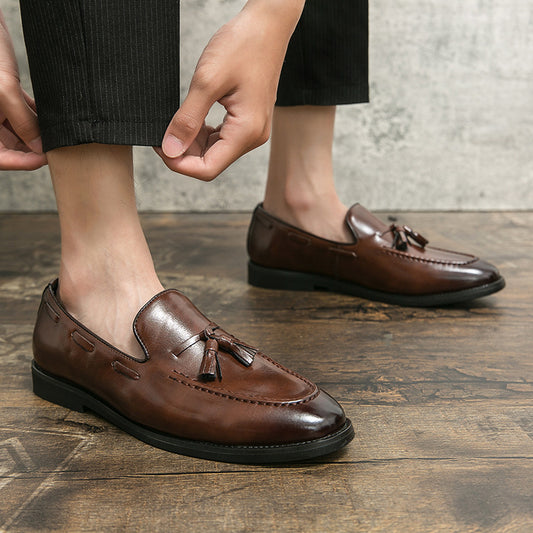 Tassel Slip-on Shoes Young Men GlamzKart