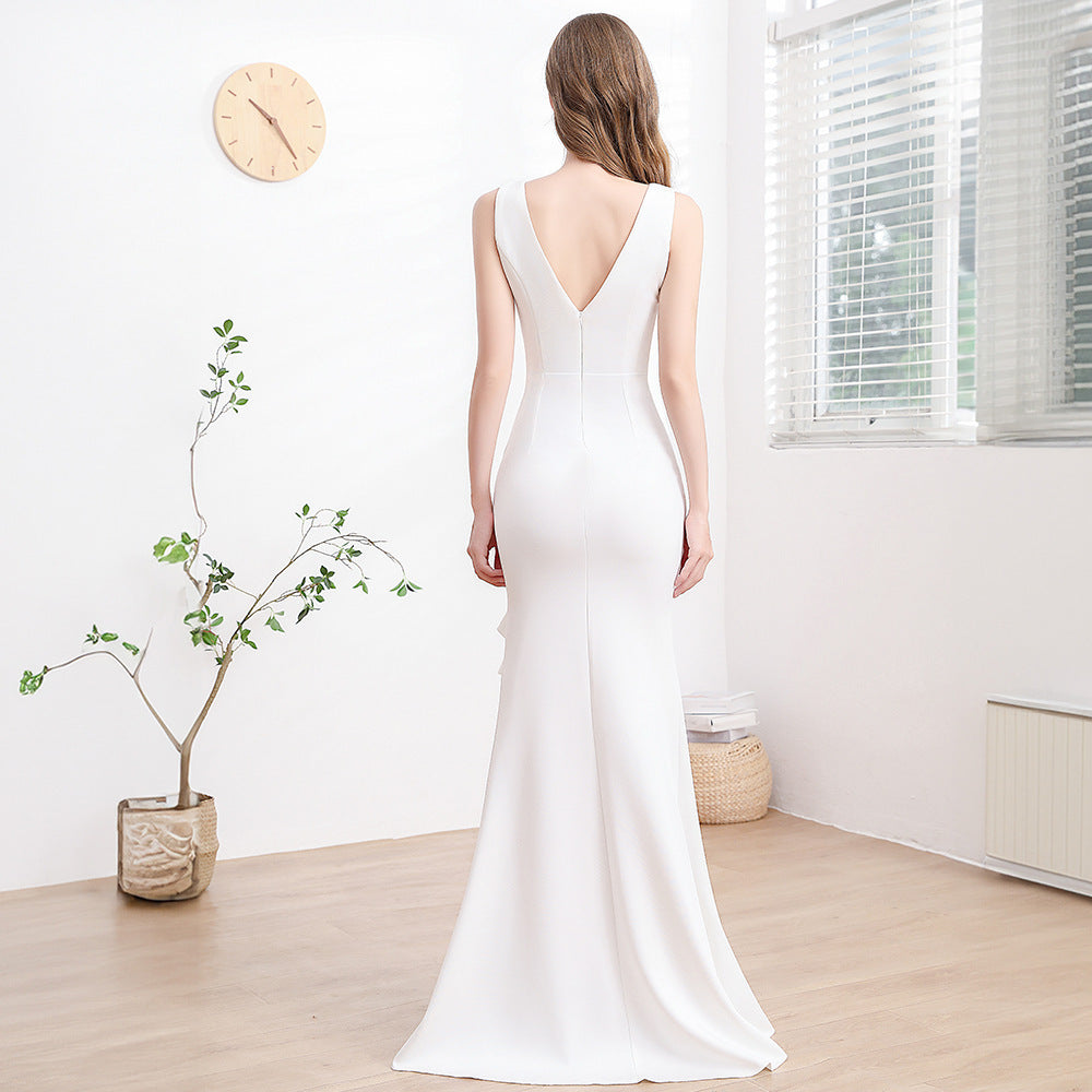 Evening Gown For Women High-end Elegant Simple And Light Luxury GlamzKart