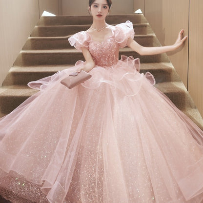 Evening Dress Women's Banquet Ceremony Exam Super Fairy Princess GlamzKart
