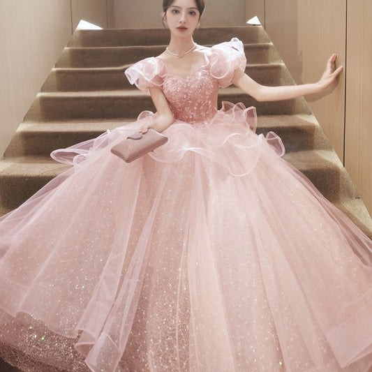 Evening Dress Women's Banquet Ceremony Exam Super Fairy Princess GlamzKart