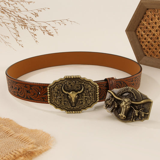 Fashion Personality Western Denim Style Belt GlamzKart