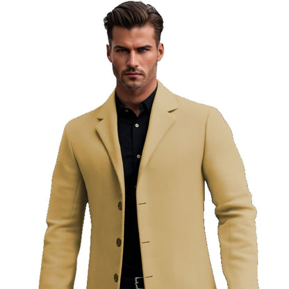 Lapel European And American Lapel Slim Coat GlamzKart