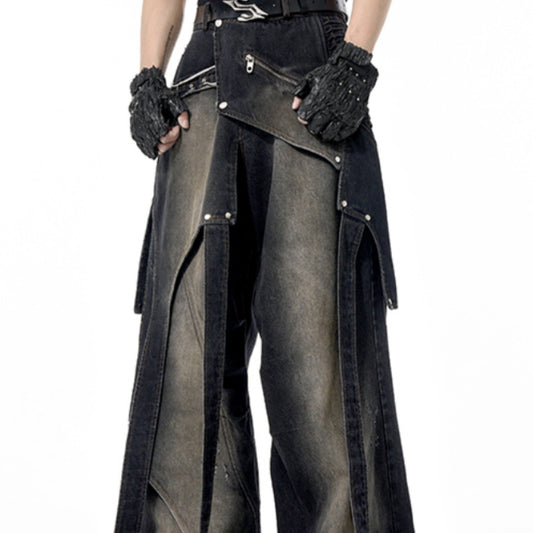Original Niche Deconstruction Worn Jeans GlamzKart