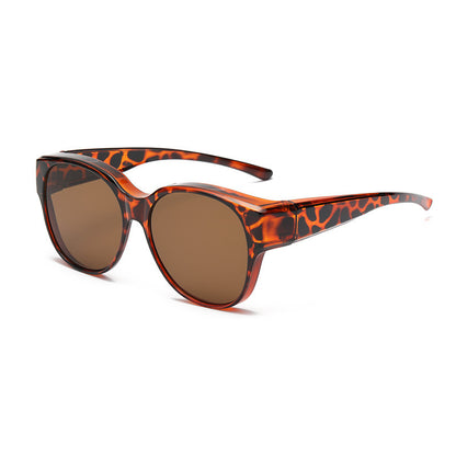 Myopia Glasses For Driving Set Of Glasses Men Tea tortoiseshell GlamzKart
