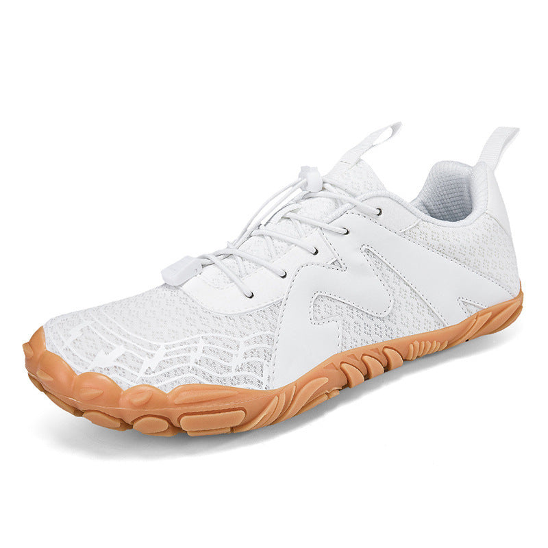 Breathable And Lightweight Outdoor Hiking Shoes A83 White GlamzKart
