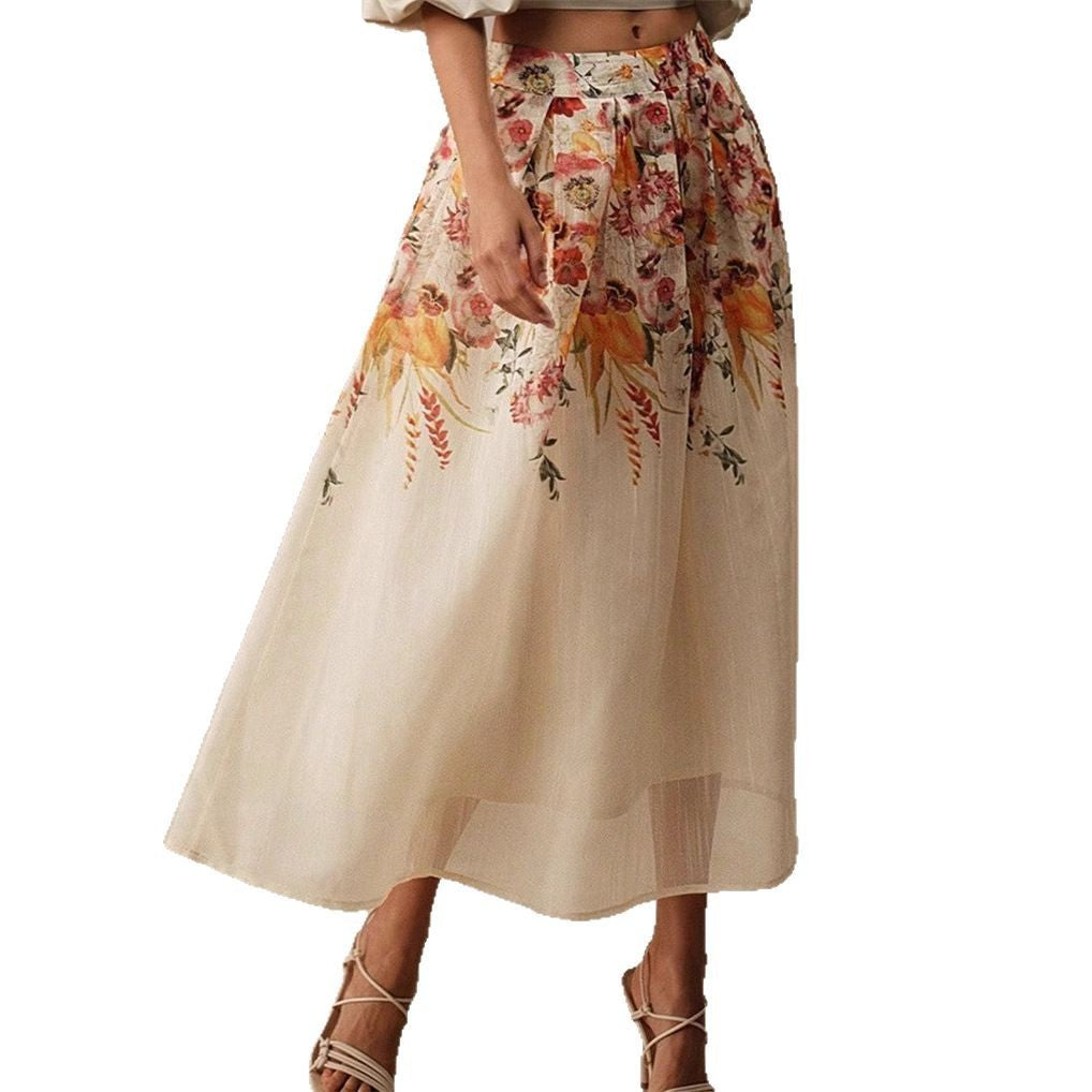 Gorgeous Elegant Bamboo Digital Printed Skirt GlamzKart
