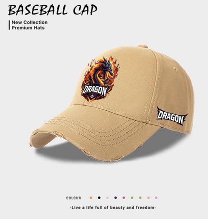 European And American Style Men's Casual Baseball Cap Beige GlamzKart