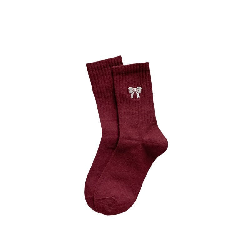 Korean Style Good-looking Sweat-absorbent Angola Red Socks GlamzKart