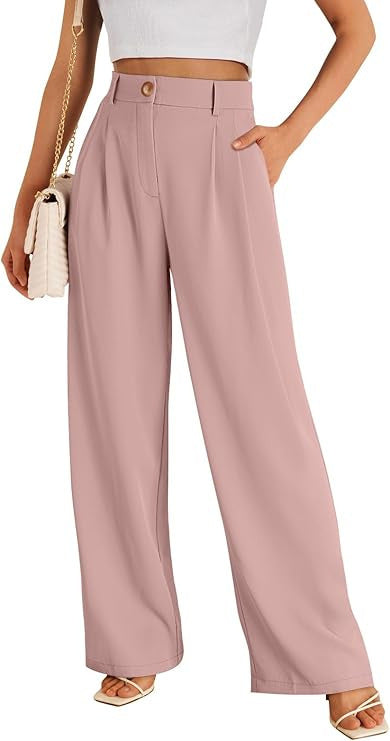 Women's Pocket High Waist Straight All-matching Casual Zipper Lotus Root Color GlamzKart