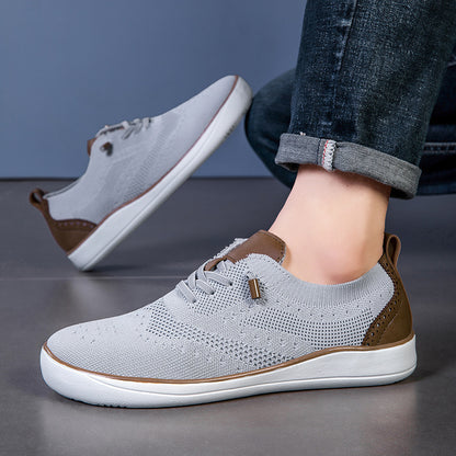 Widened And Fattened Big Wide Last Big Foot Shoes Mesh Walking Shoes GlamzKart