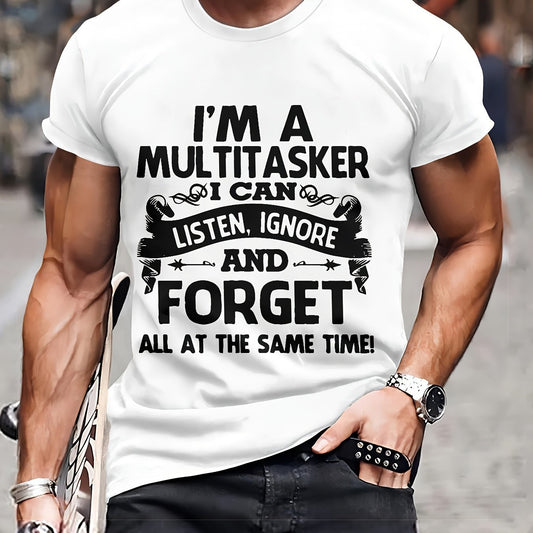 Men's Fashion 3D T-shirt Casual Loose GlamzKart