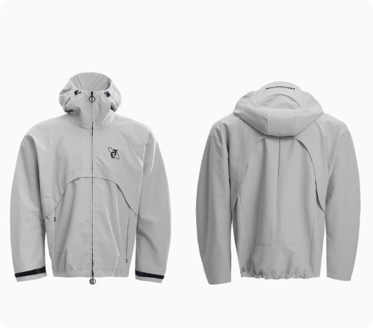 Waterproof And Windproof Men's And Women's Sets Of Assault Jackets Grey Coat GlamzKart