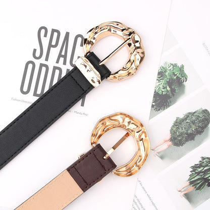 Fashion Characteristic Belt European And American Fashion Simple Jeans Pant Belt GlamzKart