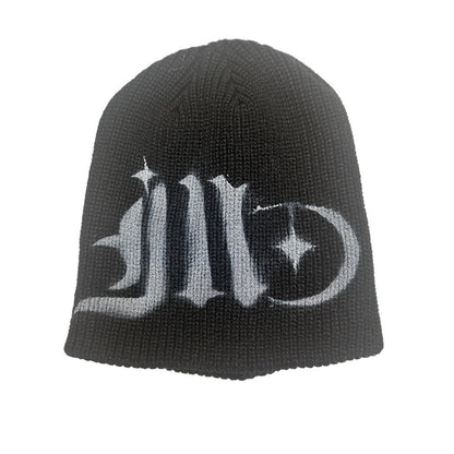 Street Style Letters Pile Heap Cap Beanie Hat Female Autumn And Winter Street GlamzKart