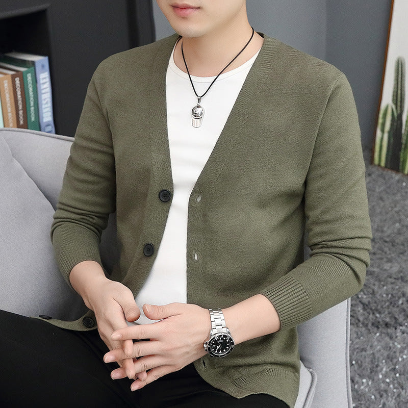 Thin Trendy Casual Outdoor Cotton Knitwear Black Sweater GlamzKart