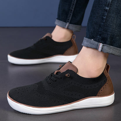 Widened And Fattened Big Wide Last Big Foot Shoes Mesh Walking Shoes GlamzKart