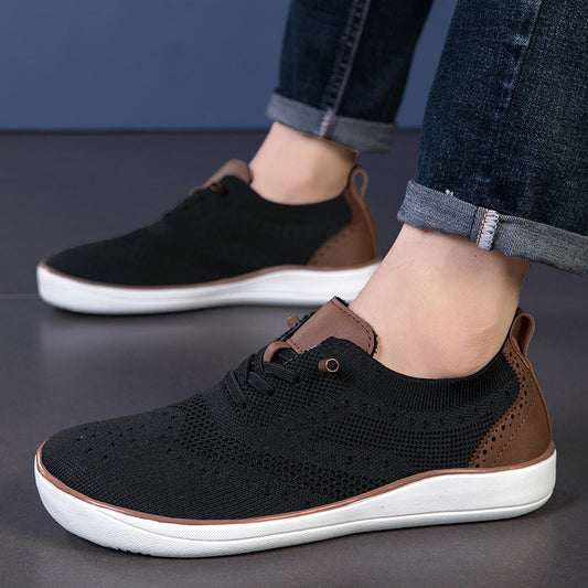 Widened And Fattened Big Wide Last Big Foot Shoes Mesh Walking Shoes GlamzKart