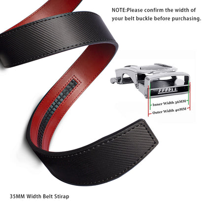 Men's Belt Hot-selling Film Alloy Automatic Buckle Leather GlamzKart