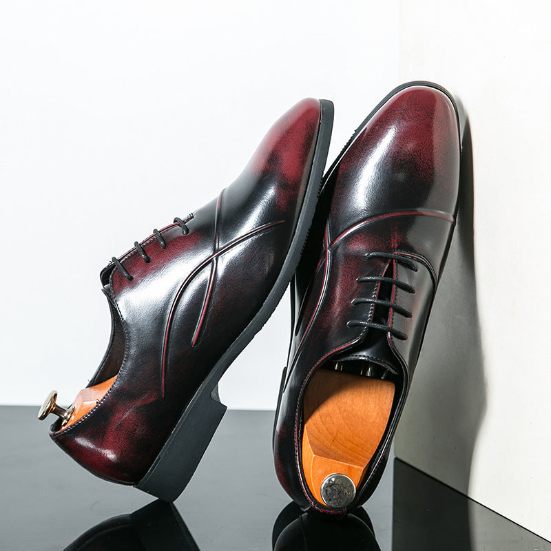 Outdoor Travel Fashion Personalized Men's Leather Shoes GlamzKart