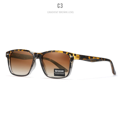 Logo-free Sunglasses Casual Square Polarized Glasses C3 GlamzKart