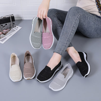 Shoes Soft Bottom Comfortable Old Beijing Cloth Shoes Shallow Mouth GlamzKart