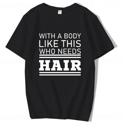 Plus Size Men's Cotton Short-sleeved Summer English Letter Printed T-shirt Top Men Style8 GlamzKart