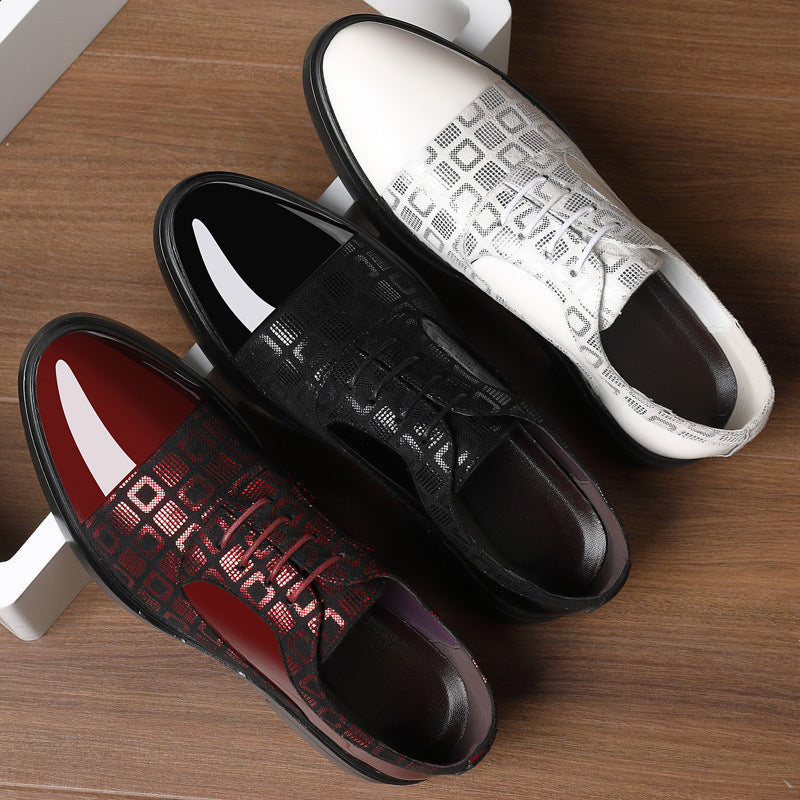 Men's Versatile Spring And Autumn Business Leather Shoes GlamzKart
