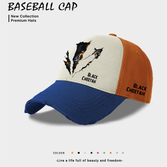 European And American Style Men's Casual Baseball Cap Blue GlamzKart