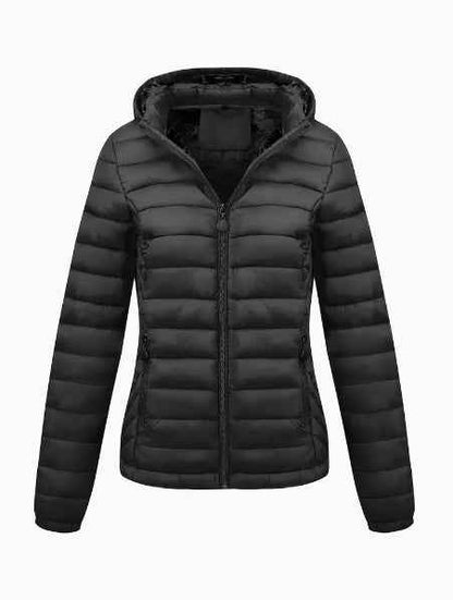 Women's Lightweight Hooded Winter Jacket