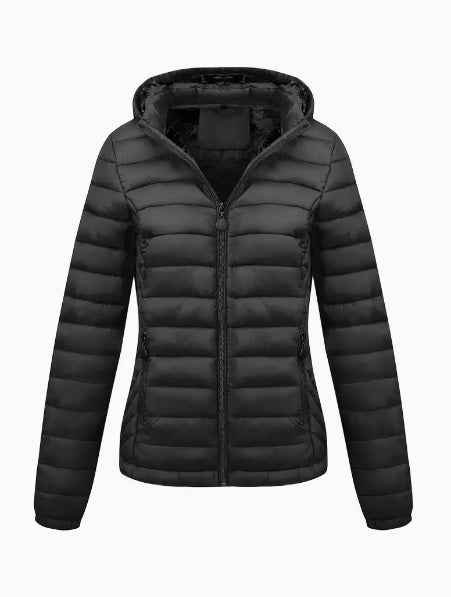 Women's Lightweight Hooded Winter Jacket