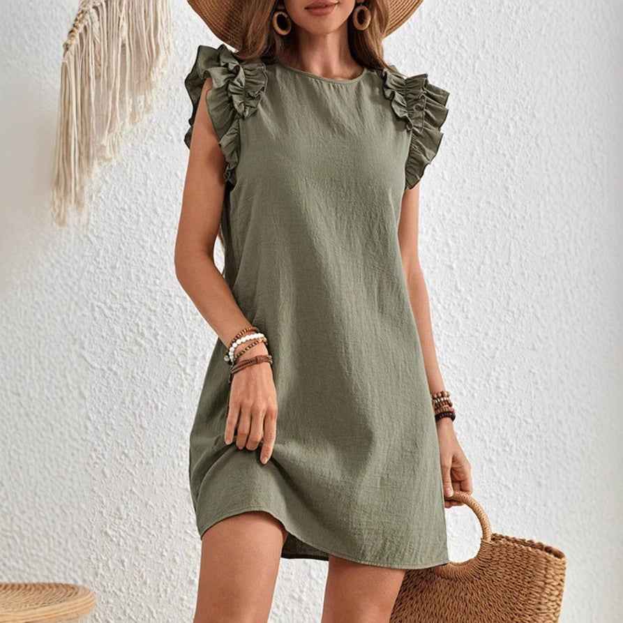 Women's Summer Casual V-neck Lace Dress