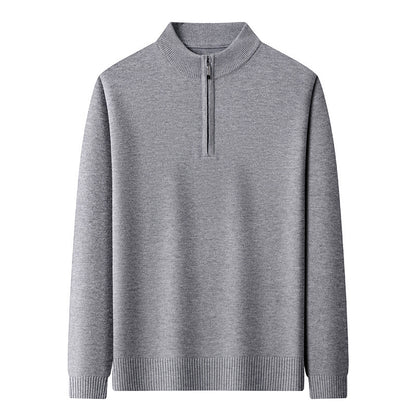 Fashion Men's Knitting Sweater Business Base Wool GlamzKart