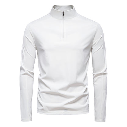 Men's Sun Protection UV Protection Long Sleeve Half Zipper T-shirt GlamzKart