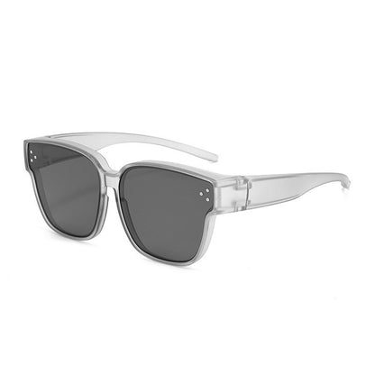 Reflective Lenses Myopia Special Sun Glasses Men Transparent Gray GlamzKart