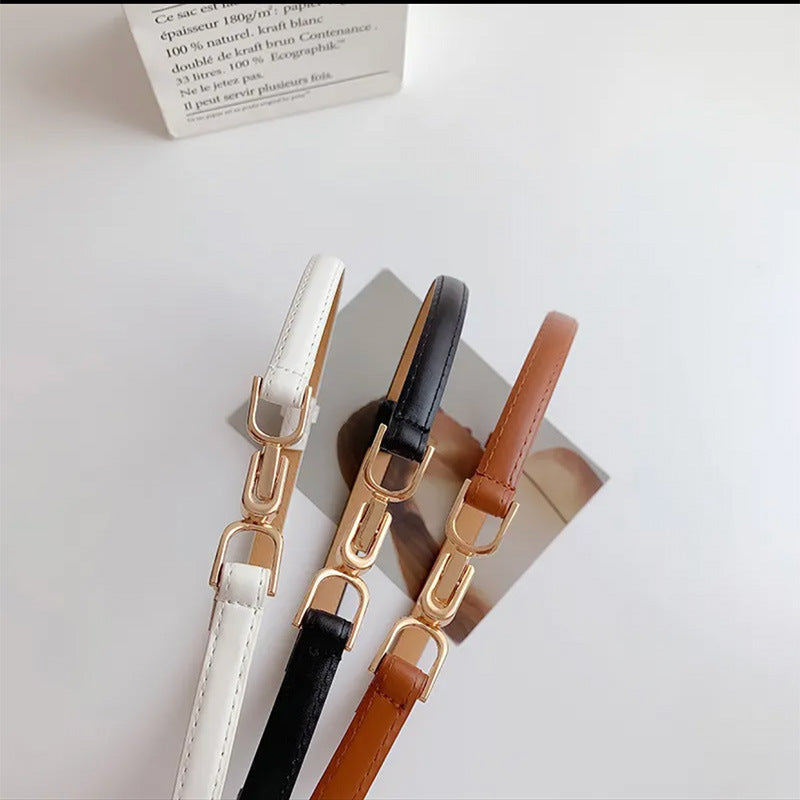 A Pair Of Buckles Belt Women's Fine Decoration Dress Matching GlamzKart