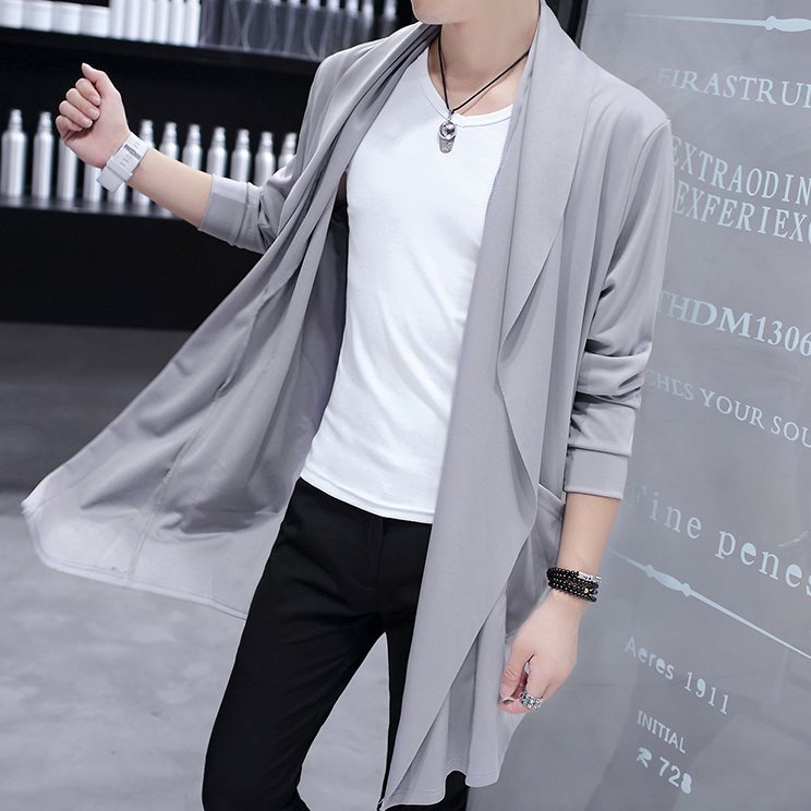 Slim Fit Student Handsome Cloak Men's Coat GlamzKart