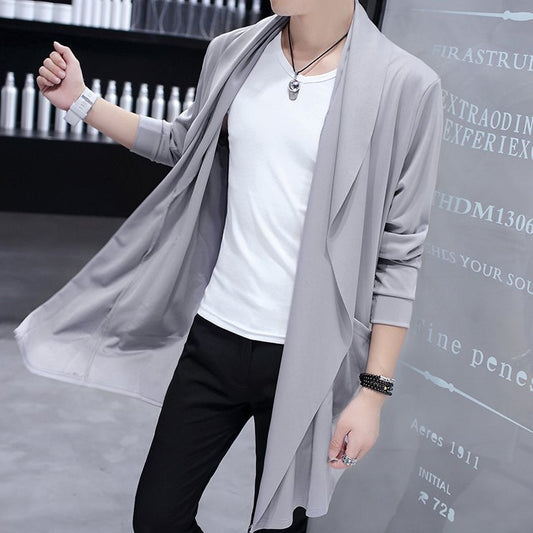 Slim Fit Student Handsome Cloak Men's Coat GlamzKart