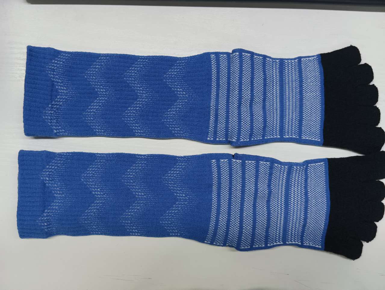 Wool Toe Socks Autumn And Winter Thickened Blue GlamzKart