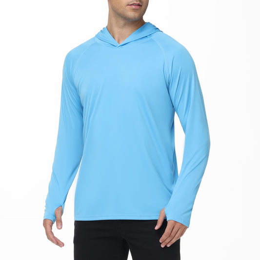 Hooded Sun-proof Top Households UV Quick-drying Shirt Long Sleeve GlamzKart