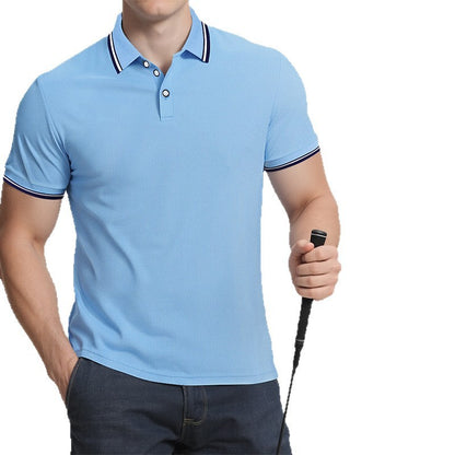 Summer Loose Lapels Short Sleeve Men GlamzKart
